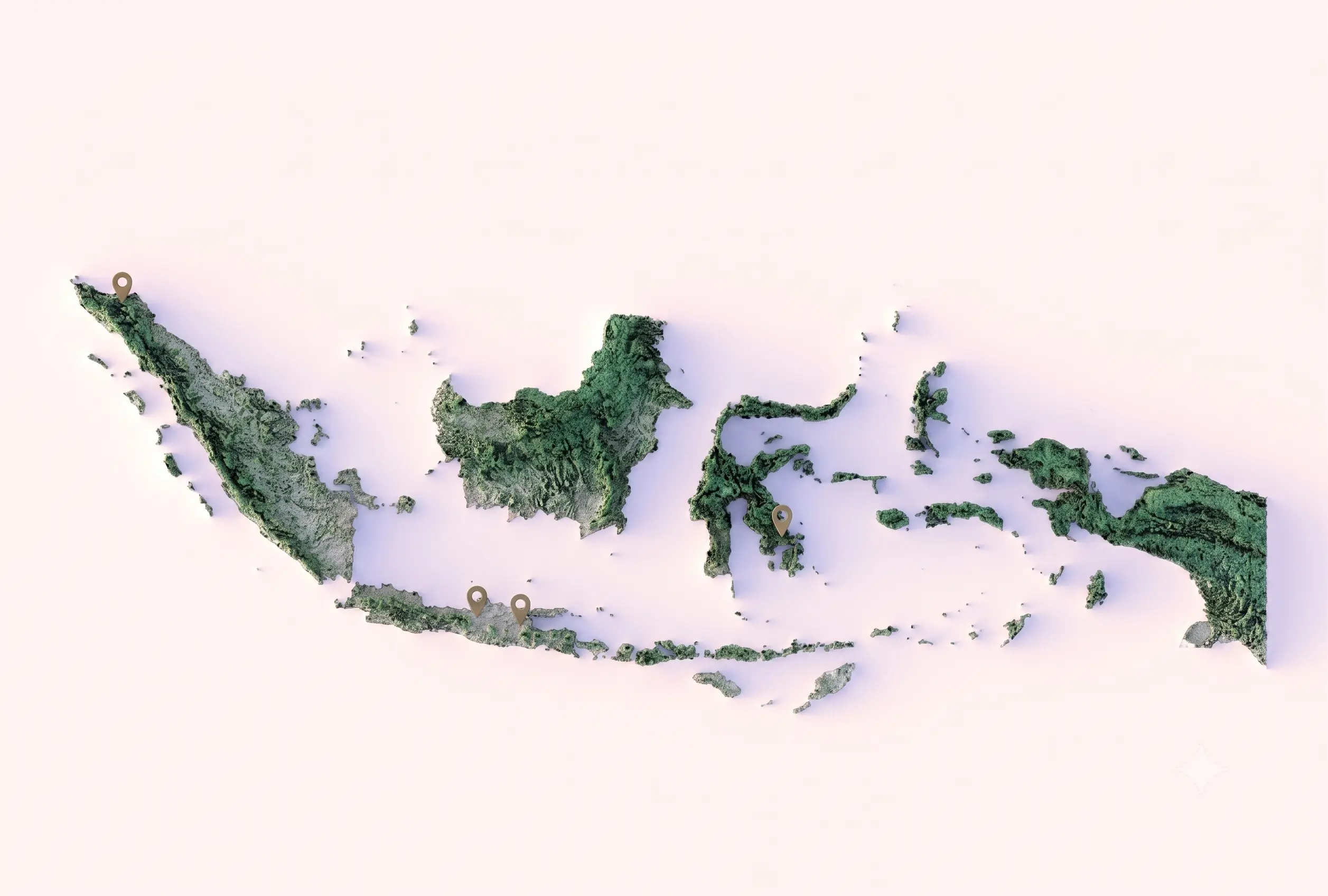 Map of Indonesia